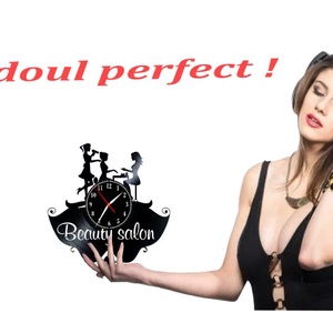 BEAUTY SALON-ceas de perete - casă & stil de viață - accesorii pentru decorat casa - decorațiuni de pereți, decorațiuni suspendate - ceasuri de perete - Artynos.ro