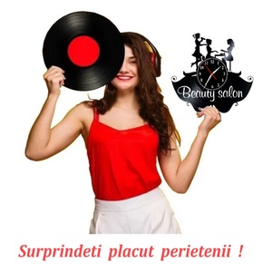 BEAUTY SALON-ceas de perete - casă & stil de viață - accesorii pentru decorat casa - decorațiuni de pereți, decorațiuni suspendate - ceasuri de perete - Artynos.ro