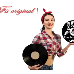 BARBERSHOP-ceas de perete - casă & stil de viață - accesorii pentru decorat casa - decorațiuni de pereți, decorațiuni suspendate - ceasuri de perete - Artynos.ro