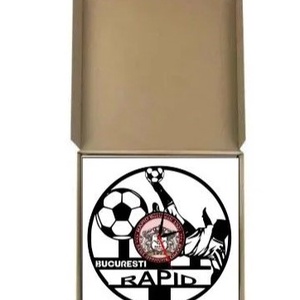 F.C. RAPID BUCURESTI ceas de perete - casă & stil de viață - accesorii pentru decorat casa - decorațiuni de pereți, decorațiuni suspendate - ceasuri de perete - Artynos.ro