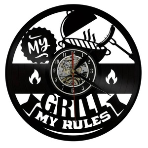 GRILL-ceas de perete, Casă & Stil de viață, Accesorii pentru decorat casa, Decorațiuni de pereți, decorațiuni suspendate, Ceasuri de perete, , ARTYNOS