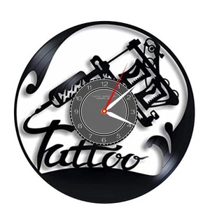 SALON TATUAJE-ceas de perete, Casă & Stil de viață, Accesorii pentru decorat casa, Decorațiuni de pereți, decorațiuni suspendate, Ceasuri de perete, , ARTYNOS