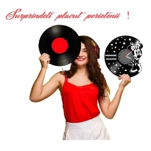 MINNIE MOUSE-ceas de perete - casă & stil de viață - accesorii pentru decorat casa - decorațiuni de pereți, decorațiuni suspendate - ceasuri de perete - Artynos.ro