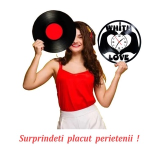 WHITH LOVE-ceas de perete - casă & stil de viață - accesorii pentru decorat casa - decorațiuni de pereți, decorațiuni suspendate - ceasuri de perete - Artynos.ro