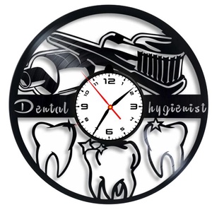 DENTIST - ceas de perete (personalizabil), Casă & Stil de viață, Accesorii pentru decorat casa, Decorațiuni de pereți, decorațiuni suspendate, Ceasuri de perete, , ARTYNOS
