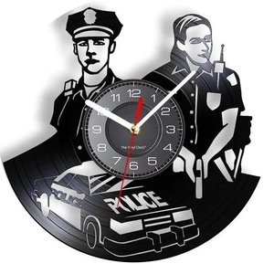 POLITISTI-ceas de perete, Casă & Stil de viață, Accesorii pentru decorat casa, Decorațiuni de pereți, decorațiuni suspendate, Ceasuri de perete, , ARTYNOS