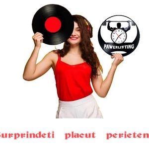 POWERLIFTING-ceas de perete - casă & stil de viață - accesorii pentru decorat casa - decorațiuni de pereți, decorațiuni suspendate - ceasuri de perete - Artynos.ro
