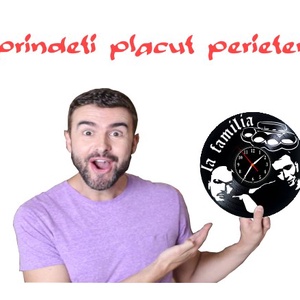 LA FAMILIA-ceas de perete - casă & stil de viață - accesorii pentru decorat casa - decorațiuni de pereți, decorațiuni suspendate - ceasuri de perete - Artynos.ro