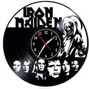 IRON MAIDEN-ceas de perete, Casă & Stil de viață, Accesorii pentru decorat casa, Decorațiuni de pereți, decorațiuni suspendate, Ceasuri de perete, , ARTYNOS