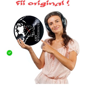 AMY WINEHOUSE-ceas de perete - casă & stil de viață - accesorii pentru decorat casa - decorațiuni de pereți, decorațiuni suspendate - ceasuri de perete - Artynos.ro