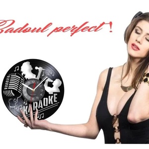 KARAOKE-ceas de perete - casă & stil de viață - accesorii pentru decorat casa - decorațiuni de pereți, decorațiuni suspendate - ceasuri de perete - Artynos.ro