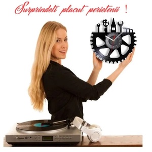 REPARATII BICICLETE-ceas de perete - casă & stil de viață - accesorii pentru decorat casa - decorațiuni de pereți, decorațiuni suspendate - ceasuri de perete - Artynos.ro