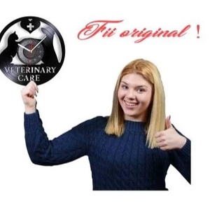CLINICA VETERINARA- ceas de perete - casă & stil de viață - accesorii pentru decorat casa - decorațiuni de pereți, decorațiuni suspendate - ceasuri de perete - Artynos.ro