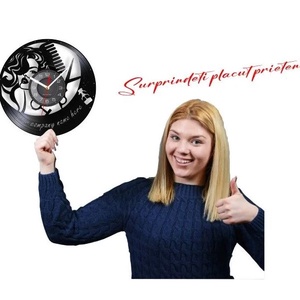 SALON COAFOR-(personalizabil) -ceas de perete - casă & stil de viață - accesorii pentru decorat casa - decorațiuni de pereți, decorațiuni suspendate - ceasuri de perete - Artynos.ro