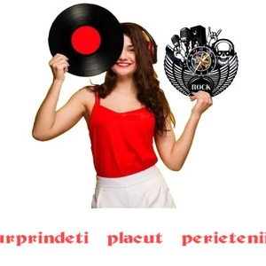 ROCK- ceas de perete - casă & stil de viață - accesorii pentru decorat casa - decorațiuni de pereți, decorațiuni suspendate - ceasuri de perete - Artynos.ro