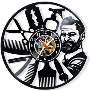 BARBERSHOP-ceas de perete , Casă & Stil de viață, Accesorii pentru decorat casa, Decorațiuni de pereți, decorațiuni suspendate, Ceasuri de perete, , ARTYNOS