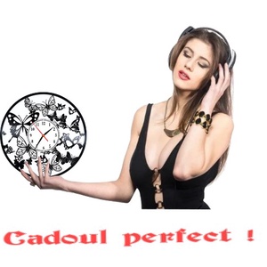 FLUTURI-ceas de perete - casă & stil de viață - accesorii pentru decorat casa - decorațiuni de pereți, decorațiuni suspendate - ceasuri de perete - Artynos.ro