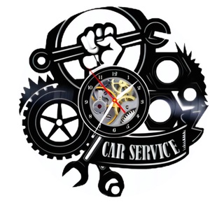 SERVICE AUTO-ceas de perete(personalizabil), Casă & Stil de viață, Accesorii pentru decorat casa, Decorațiuni de pereți, decorațiuni suspendate, Ceasuri de perete, , ARTYNOS