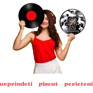 SALON INGRIJIRE CATEI-ceas de perete - casă & stil de viață - accesorii pentru decorat casa - decorațiuni de pereți, decorațiuni suspendate - ceasuri de perete - Artynos.ro