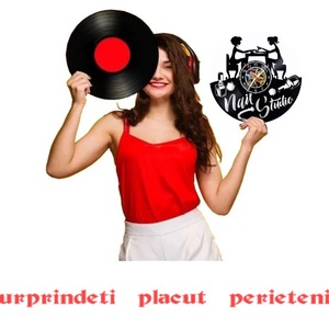 SALON DE MANICHIURA- ceas de perete - casă & stil de viață - accesorii pentru decorat casa - decorațiuni de pereți, decorațiuni suspendate - ceasuri de perete - Artynos.ro
