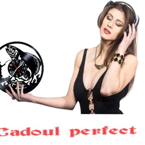 PESCAR-ceas de perete - casă & stil de viață - accesorii pentru decorat casa - decorațiuni de pereți, decorațiuni suspendate - ceasuri de perete - Artynos.ro