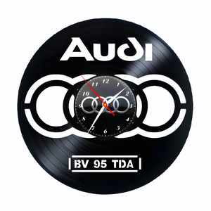 AUDI-ceas de perete ( personalizabil ) , Casă & Stil de viață, Accesorii pentru decorat casa, Decorațiuni de pereți, decorațiuni suspendate, Ceasuri de perete, , ARTYNOS