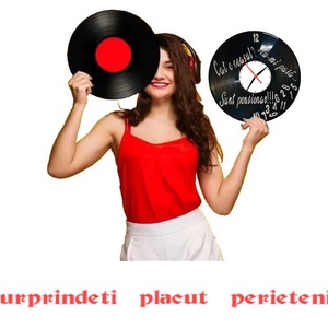 SUNT PENSIONAR(A)-ceas de perete - casă & stil de viață - accesorii pentru decorat casa - decorațiuni de pereți, decorațiuni suspendate - ceasuri de perete - Artynos.ro