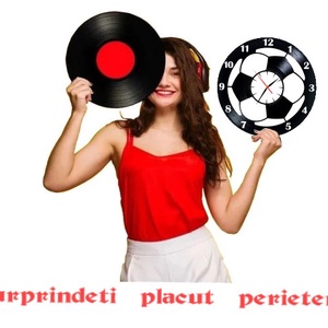 FOTBAL-ceas de perete - casă & stil de viață - accesorii pentru decorat casa - decorațiuni de pereți, decorațiuni suspendate - ceasuri de perete - Artynos.ro