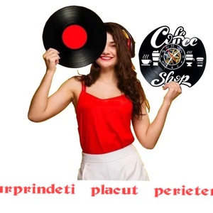 CAFENEA-ceas de perete  - casă & stil de viață - accesorii pentru decorat casa - decorațiuni de pereți, decorațiuni suspendate - ceasuri de perete - Artynos.ro