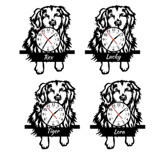 GOLDEN RETRIEVER-ceas de perete (personalizabil) - casă & stil de viață - accesorii pentru decorat casa - decorațiuni de pereți, decorațiuni suspendate - ceasuri de perete - Artynos.ro