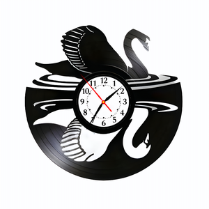 LEBADA( YIN si YANG)- ceas de perete, Casă & Stil de viață, Accesorii pentru decorat casa, Decorațiuni de pereți, decorațiuni suspendate, Ceasuri de perete, , ARTYNOS