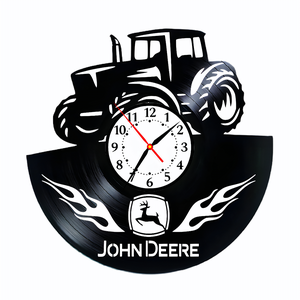  JOHN DEERE-ceas de perete, Casă & Stil de viață, Accesorii pentru decorat casa, Decorațiuni de pereți, decorațiuni suspendate, Ceasuri de perete, , ARTYNOS
