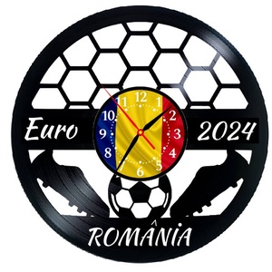EURO 2024- ceas de perete, Casă & Stil de viață, Accesorii pentru decorat casa, Decorațiuni de pereți, decorațiuni suspendate, Ceasuri de perete, , ARTYNOS