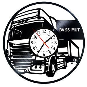 CAMION-ceas de perete (personalizabil), Casă & Stil de viață, Accesorii pentru decorat casa, Decorațiuni de pereți, decorațiuni suspendate, Ceasuri de perete, , ARTYNOS