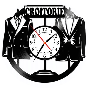 CROITORIE-ceas de perete (personalizabil), Casă & Stil de viață, Accesorii pentru decorat casa, Decorațiuni de pereți, decorațiuni suspendate, Ceasuri de perete, , ARTYNOS