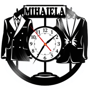 CROITORIE-ceas de perete (personalizabil) - casă & stil de viață - accesorii pentru decorat casa - decorațiuni de pereți, decorațiuni suspendate - ceasuri de perete - Artynos.ro