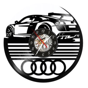 AUDI-ceas de perete, Casă & Stil de viață, Accesorii pentru decorat casa, Decorațiuni de pereți, decorațiuni suspendate, Ceasuri de perete, , ARTYNOS