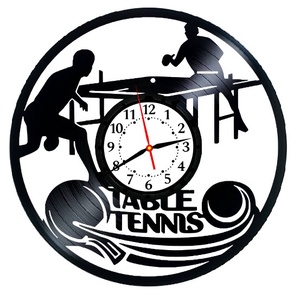 TENIS DE MASA- ceas de perete, Casă & Stil de viață, Accesorii pentru decorat casa, Decorațiuni de pereți, decorațiuni suspendate, Ceasuri de perete, , ARTYNOS