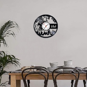 POMPIER-ceas de perete (personalizabil) - casă & stil de viață - accesorii pentru decorat casa - decorațiuni de pereți, decorațiuni suspendate - ceasuri de perete - Artynos.ro