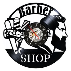 BARBERSHOP-ceas de perete, Casă & Stil de viață, Accesorii pentru decorat casa, Decorațiuni de pereți, decorațiuni suspendate, Ceasuri de perete, , ARTYNOS