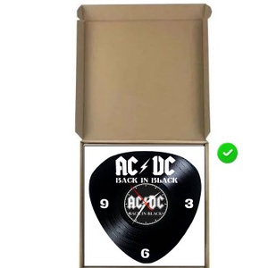 AC-DC-ceas de perete - casă & stil de viață - accesorii pentru decorat casa - decorațiuni de pereți, decorațiuni suspendate - ceasuri de perete - Artynos.ro