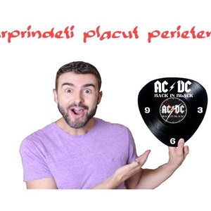 AC-DC-ceas de perete - casă & stil de viață - accesorii pentru decorat casa - decorațiuni de pereți, decorațiuni suspendate - ceasuri de perete - Artynos.ro
