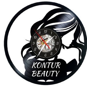 Beauty Salon- ceas de perete (PERSONALIZABIL), Casă & Stil de viață, Accesorii pentru decorat casa, Decorațiuni de pereți, decorațiuni suspendate, Ceasuri de perete, , ARTYNOS
