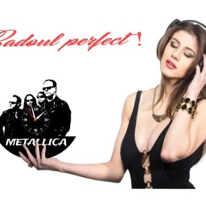 METALLICA-ceas de perete - casă & stil de viață - accesorii pentru decorat casa - decorațiuni de pereți, decorațiuni suspendate - ceasuri de perete - Artynos.ro