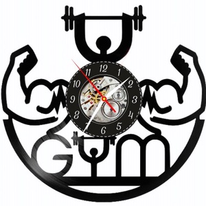 GYM- ceas de perete, Casă & Stil de viață, Accesorii pentru decorat casa, Decorațiuni de pereți, decorațiuni suspendate, Ceasuri de perete, , ARTYNOS