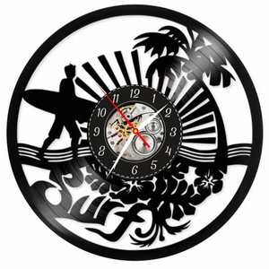 SURFING-ceas de perete, Casă & Stil de viață, Accesorii pentru decorat casa, Decorațiuni de pereți, decorațiuni suspendate, Ceasuri de perete, , ARTYNOS