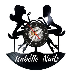 SALON MANICHIURA ( PERSONALIZABIL)-ceas de perete, Casă & Stil de viață, Accesorii pentru decorat casa, Decorațiuni de pereți, decorațiuni suspendate, Ceasuri de perete, , ARTYNOS