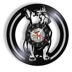 BULDOG FRANCEZ-ceas de perete, Casă & Stil de viață, Accesorii pentru decorat casa, Decorațiuni de pereți, decorațiuni suspendate, Ceasuri de perete, , ARTYNOS