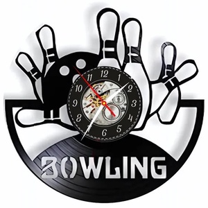 BOWLING- ceas de perete, Casă & Stil de viață, Accesorii pentru decorat casa, Decorațiuni de pereți, decorațiuni suspendate, Ceasuri de perete, , ARTYNOS