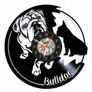 BULLDOG- ceas de perete, Casă & Stil de viață, Accesorii pentru decorat casa, Decorațiuni de pereți, decorațiuni suspendate, Ceasuri de perete, , ARTYNOS